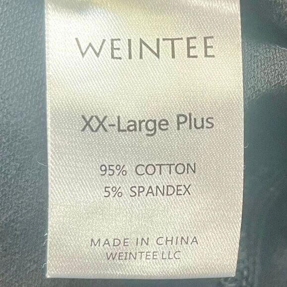 Weintee Black Pull-on Capri Cropped Pants XXL Plus - Picture 4 of 8